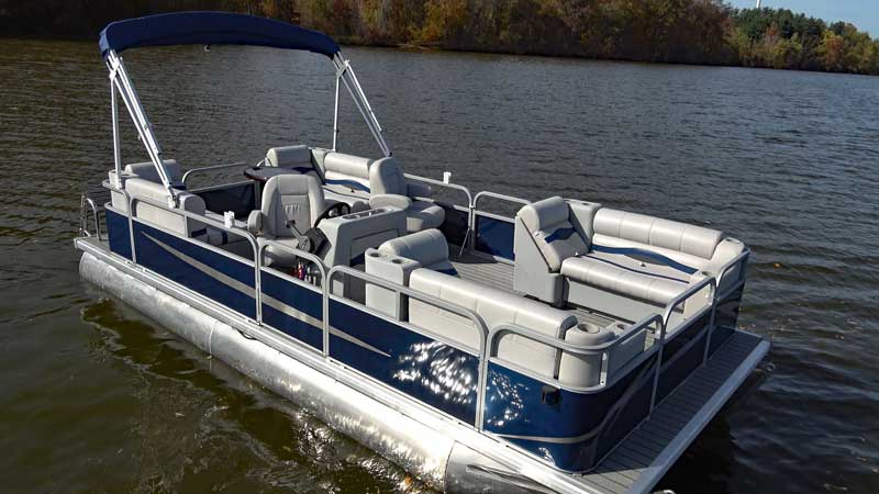 Pleasure Isle Pontoon Boats at Charles Mill Marina