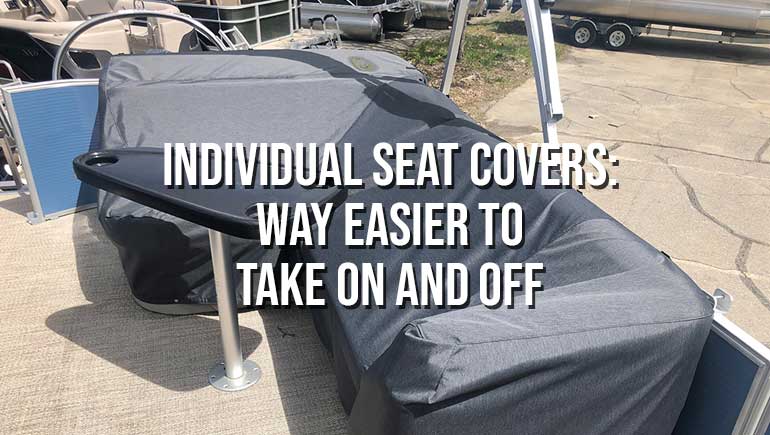Individual Seat Covers for Pontoon Boats