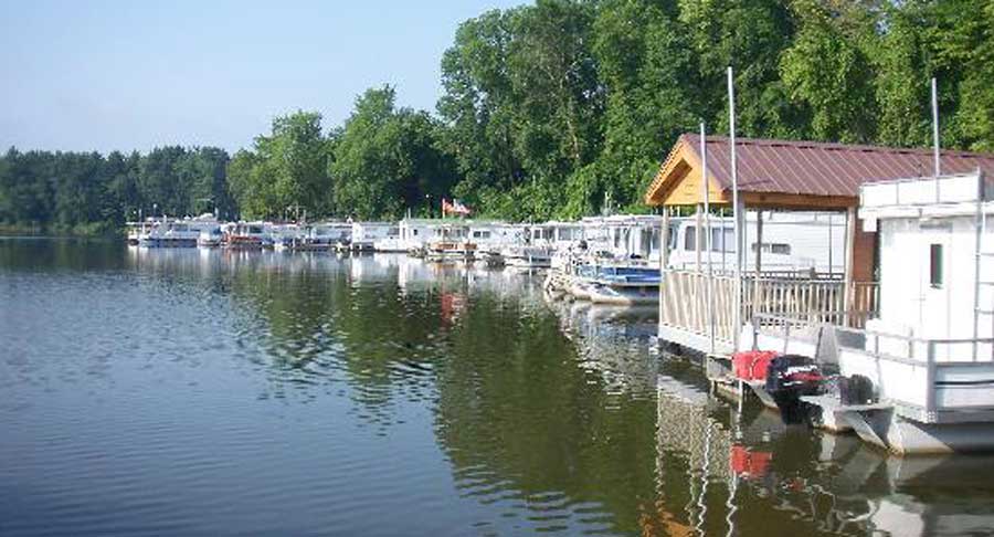 Charles Mill Marina Houseboats