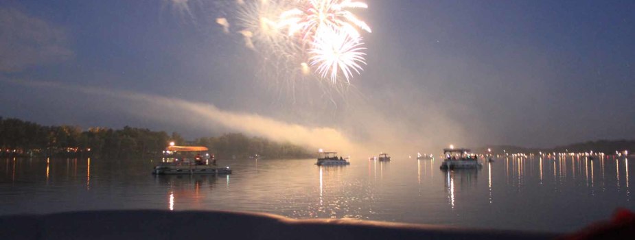 Charles Mill Lake Fireworks