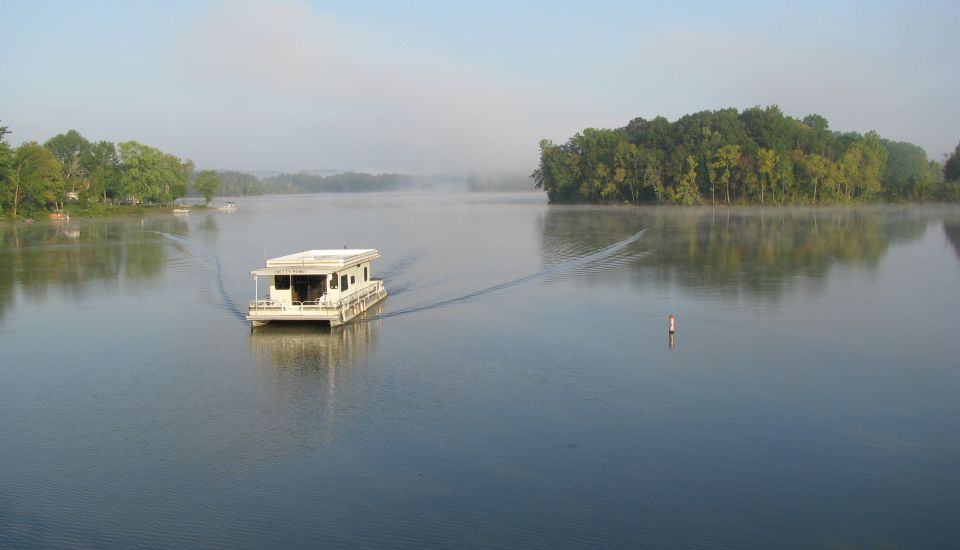 Charles Mill Lake Houseboat