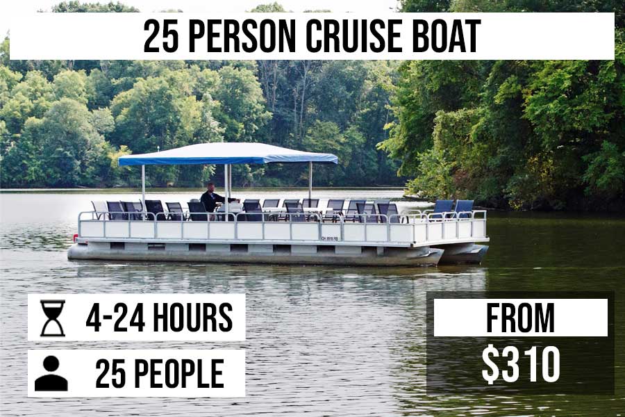 Cruise Pontoon Boat Rentals near Cleveland, Columbus, Akron, Ohio