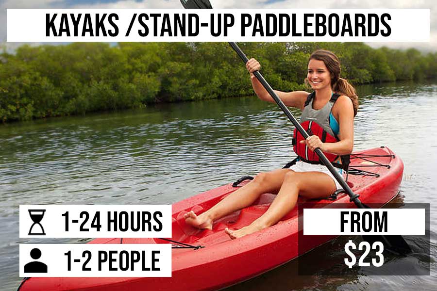 Kayaks and Stand Up Paddleboard Rentals near Columbus, Cleveland, Akron, Ohio